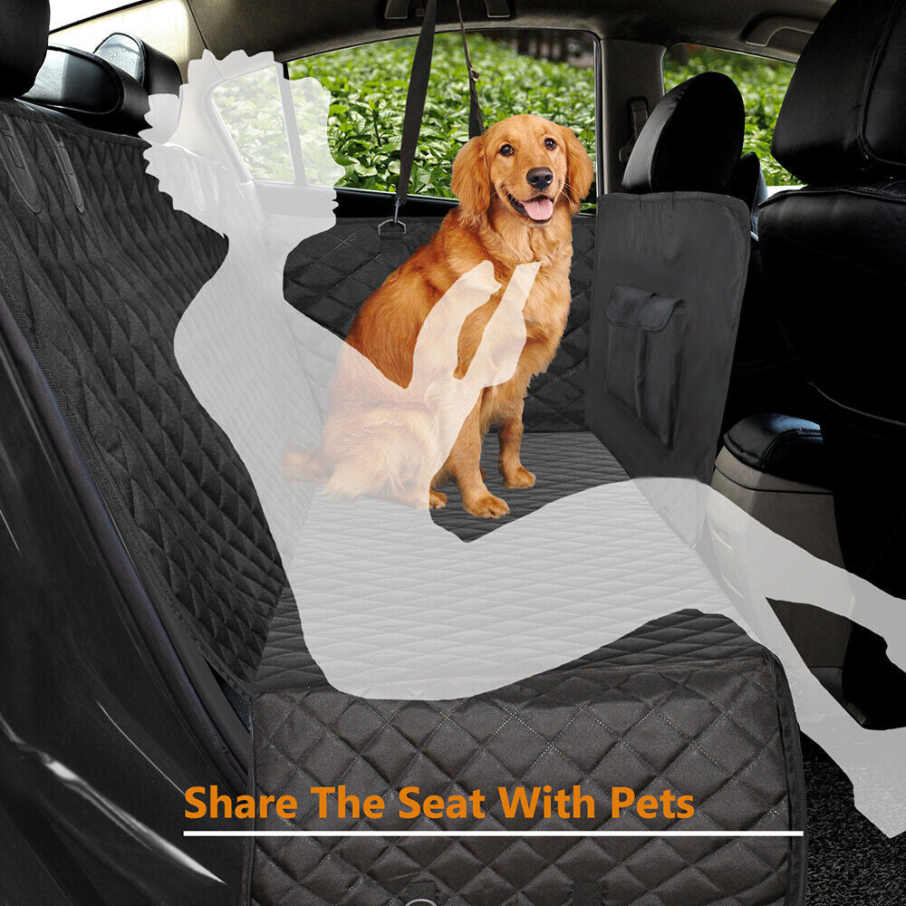 Premium Pet Cat Dog Back Car Seat Cover Hammock Nonslip Protector Mat &4 Gifts