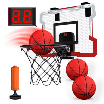 Outdoor Basketball Hoop for Kids Indoor Basketball Hoops,Mini Basketball Hoop with 3 Balls Toys for 3 4 5 6 7 8 9 10 11 12+ Year