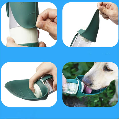 Portable Pet Water Bowl Food Feeder for Dogs Cats Foldable Puppy Cats Drinking Bottle Outdoor Travel Chihuahua Drinker Supplies