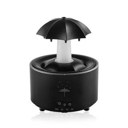 Creative Umbrella Water Drop Air Humidifier with Colorful Light Raindrop Aroma Essential Oil Diffuser Aromatherapy Humidifier